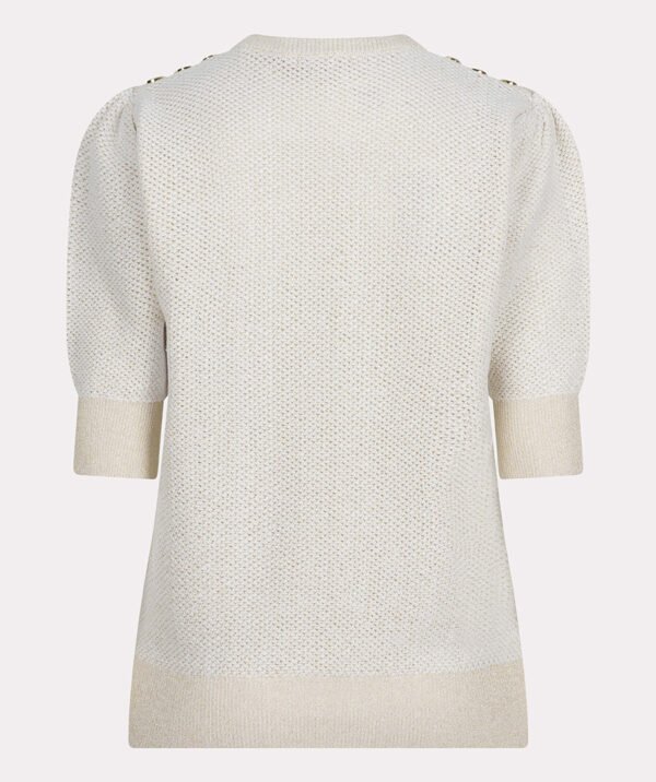 Esqualo Top Glitter SP25.27002 Light Stone - Afbeelding 7