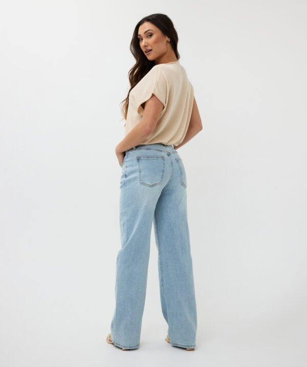 Esqualo Batwing Top SP25.30014 Ivory - Afbeelding 4