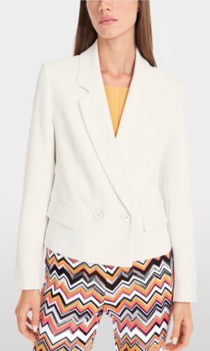 MarcCain Blazer Zilveren Knopen YC3424W03 Off White
