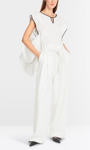 MarcCain Broek Model WICHITA YC8124W03 Off White.