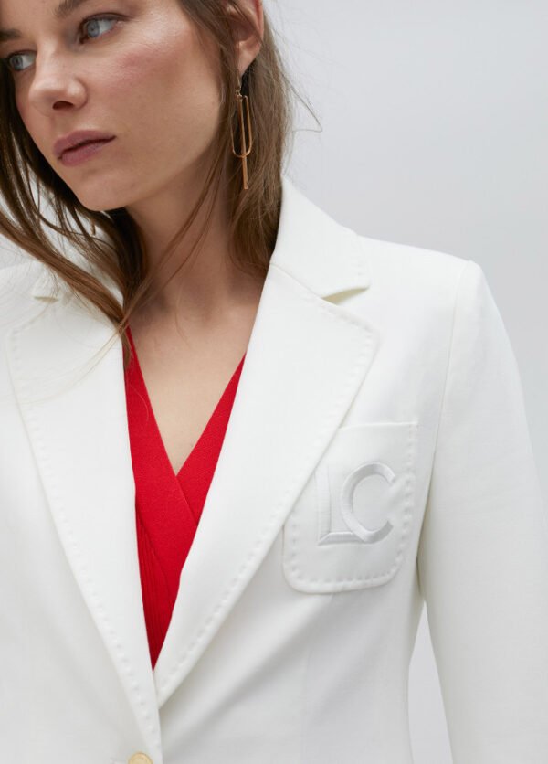 Lola Casademunt Blazer Embroidered LS2502008 Wit - Afbeelding 2