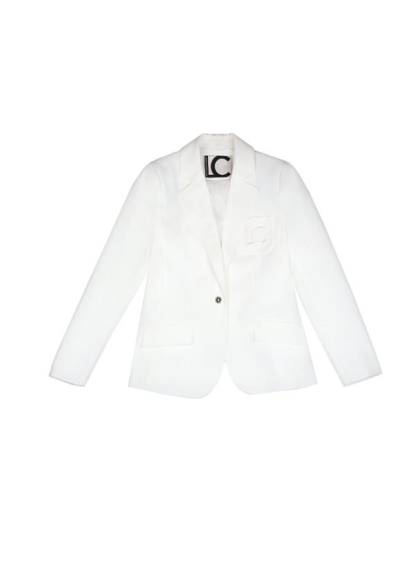 Lola Casademunt Blazer Embroidered LS2502008 Wit - Afbeelding 6