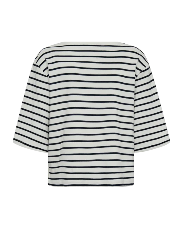 Freequent T-shirt FQMILA 205629 White and Blue - Afbeelding 5