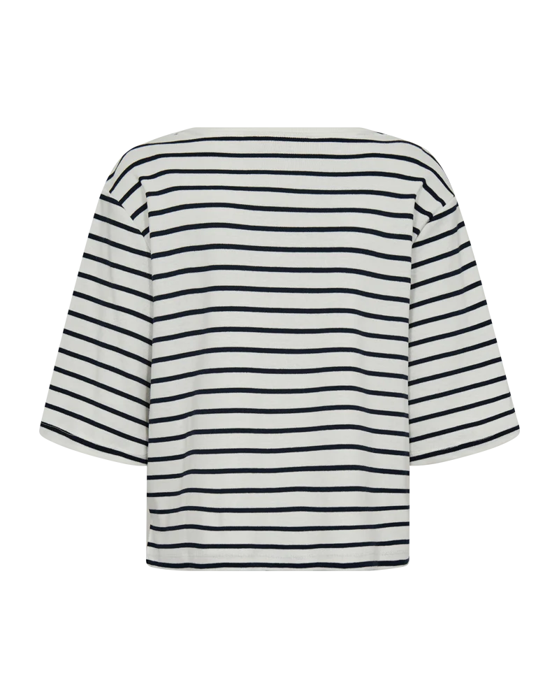 Freequent T-shirt FQMILA 205629 White and Blue - Afbeelding 5