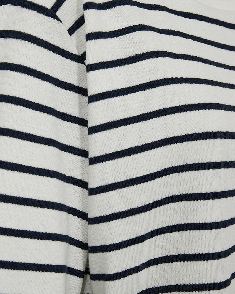 Freequent T-shirt FQMILA 205629 White and Blue - Afbeelding 3