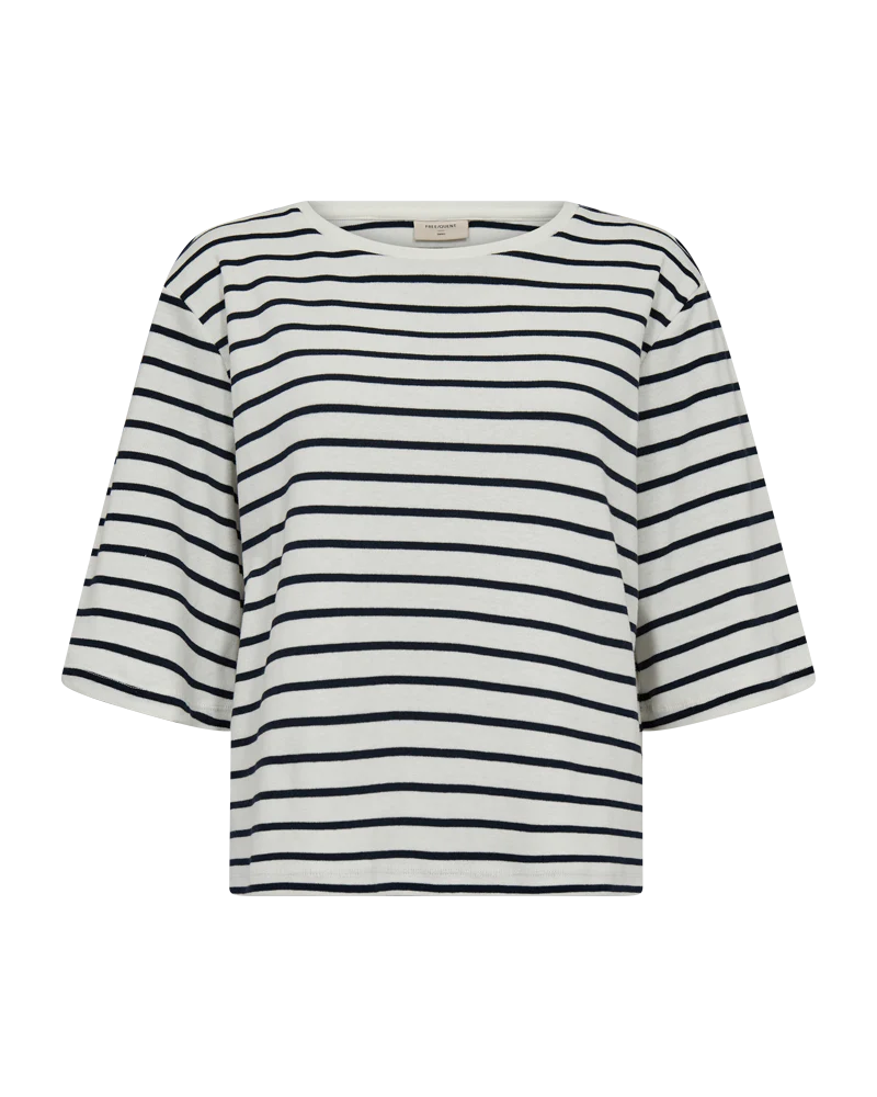 Freequent T-shirt FQMILA 205629 White and Blue