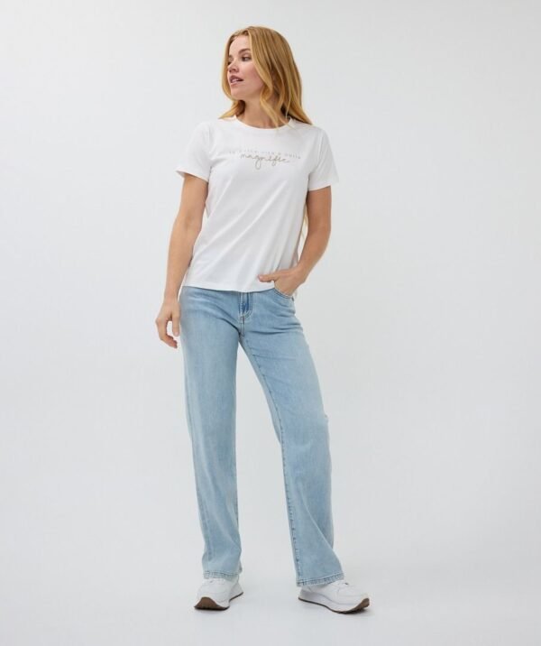 Esqualo Wide Leg Denim SP25.12007 Blauw - Afbeelding 4