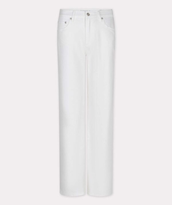 Esqualo Wide Leg Jeans SP25.12014 Off White - Afbeelding 8