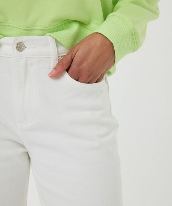 Esqualo Wide Leg Jeans SP25.12014 Off White - Afbeelding 2