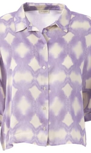 JcSophie Blouse Gibson G8143 Violet Print