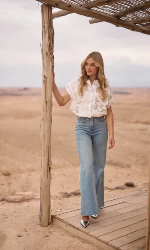 Catalina_blouse_paillet_offwhite_ruby_jeans_bleached_denim_2
