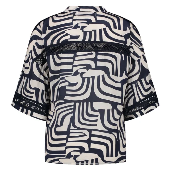 Nukus Top Nina NKS01080 Off White/Navy - Afbeelding 10