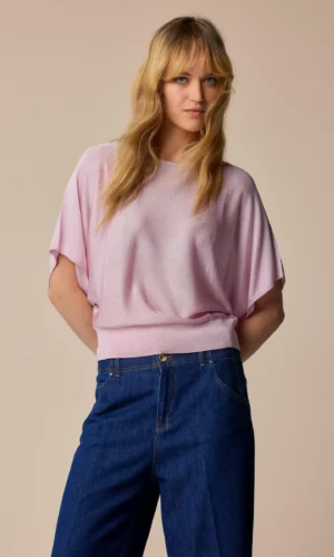 Kocca Top Silky Buttonless Karla P25PBL5529ABUN0000 Lilac Pink