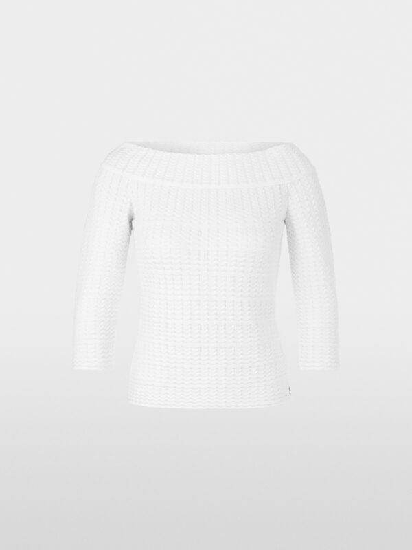 MarcCain Trui Carmen YC4133M43 Wit - Afbeelding 7