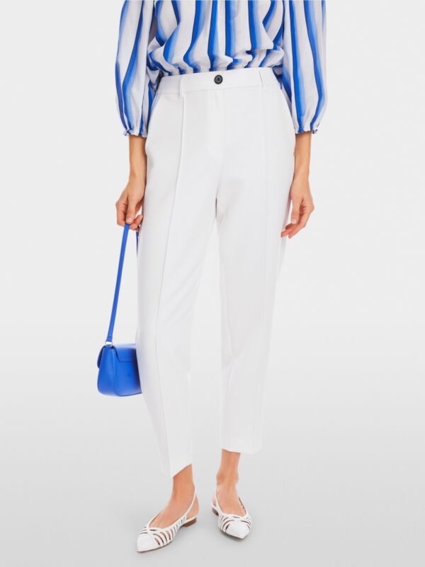 MarcCain Broek FORDON YC8110W44 Wit - Afbeelding 2