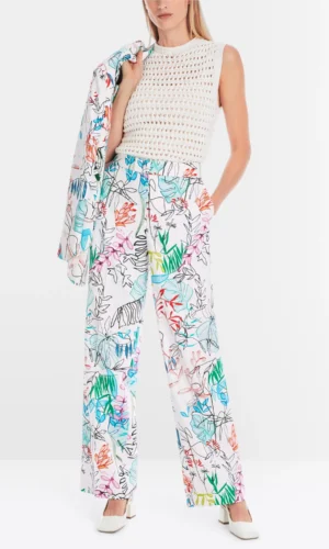 Marc Cain Broek WUKARI YC8157W64 Breath Print