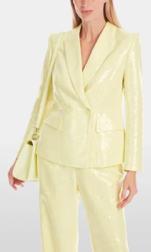 MarcCain Blazer Pailletten YG3405W85 Bright Vanilla