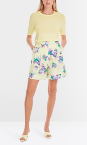 MarcCain Effen Trui Fijn Breisel YG4105M60 Bright Vanilla