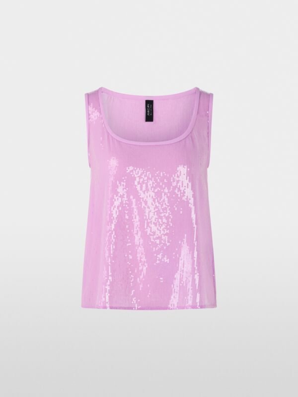 MarcCain Top met Pailletten YG6104W15 Deep Lavender - Afbeelding 6