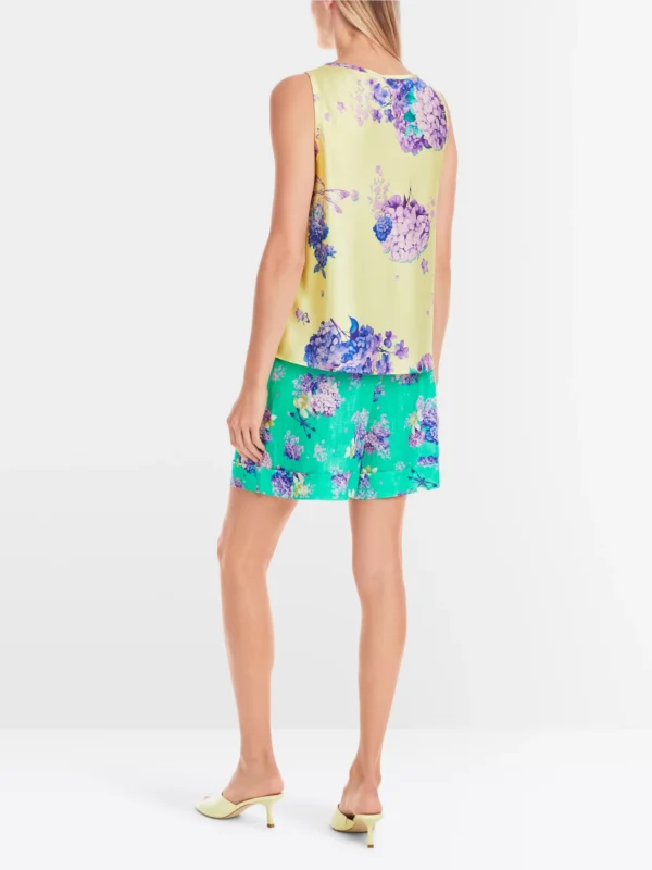 MarcCain Satijnen Top YB6106W10 Bright Vanilla - Afbeelding 6