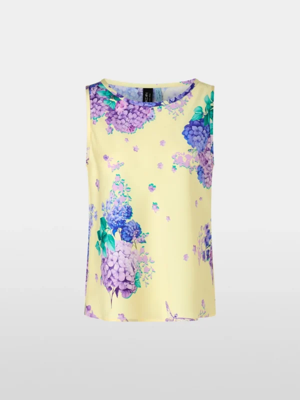 MarcCain Satijnen Top YB6106W10 Bright Vanilla - Afbeelding 7