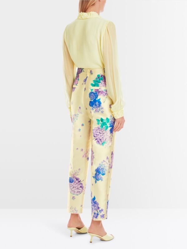 MarcCain Bedrukte Broek FORDON YG8118W23 Bright Vanilla Print - Afbeelding 6