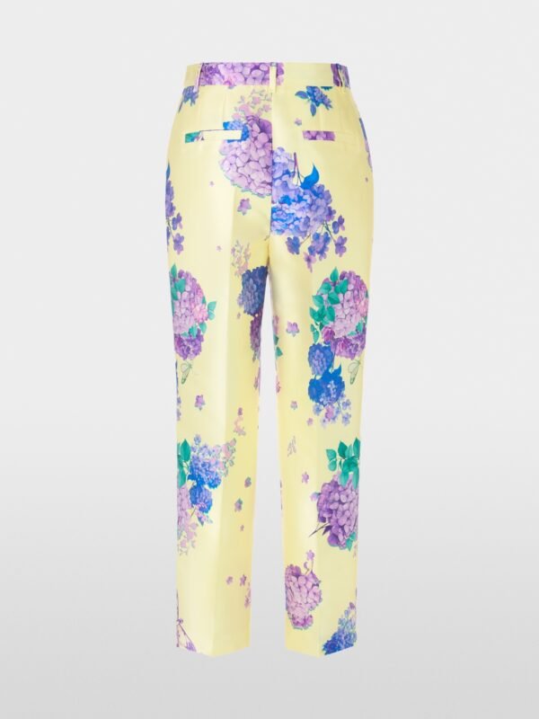 MarcCain Bedrukte Broek FORDON YG8118W23 Bright Vanilla Print - Afbeelding 8