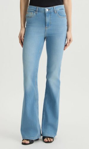 Liu Jo Bottom Up Flared Jeans UXX043-D4538 Denim Blue