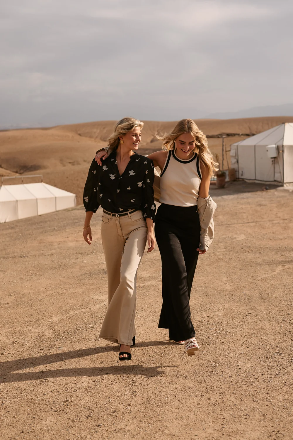 Nukus Silky Broek Josephine NKS09012 Zwart - Afbeelding 2