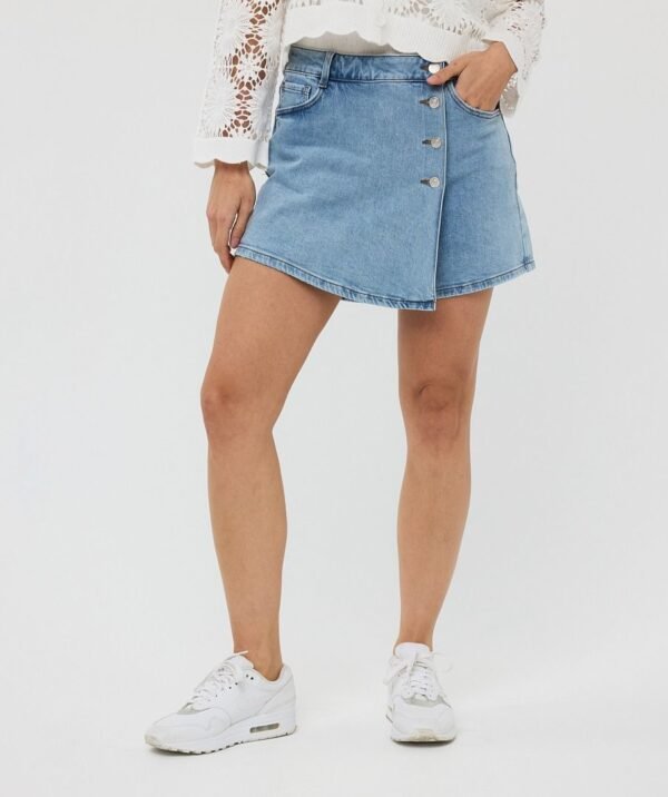 Esqualo Skort Jeans Stretch HS25.12213 Jeans Blue - Afbeelding 2