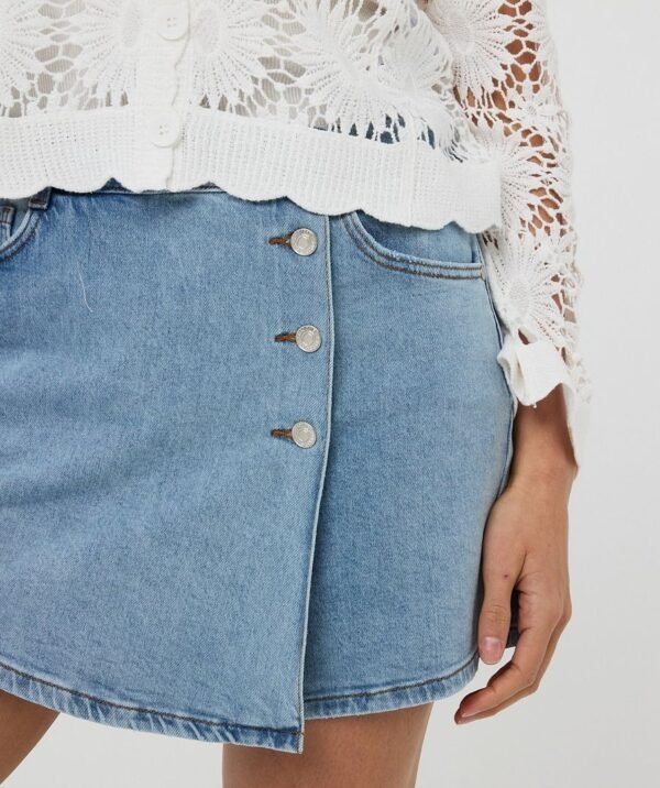 Esqualo Skort Jeans Stretch HS25.12213 Jeans Blue - Afbeelding 5
