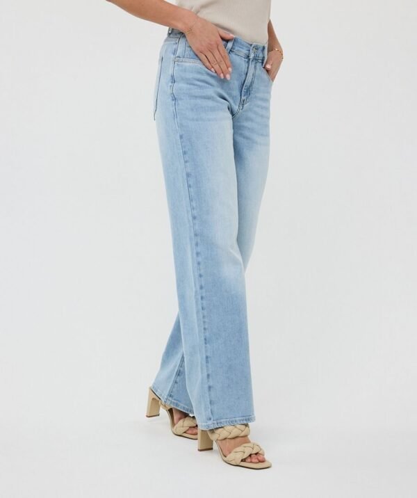 Esqualo Wide Jeans Stretch HS25.12215 Jeans Blue - Afbeelding 3
