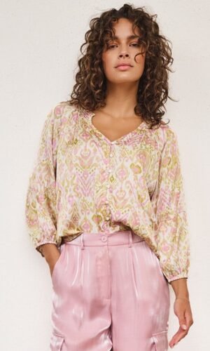 Esqualo Blouse HS25.14217 Print Solar