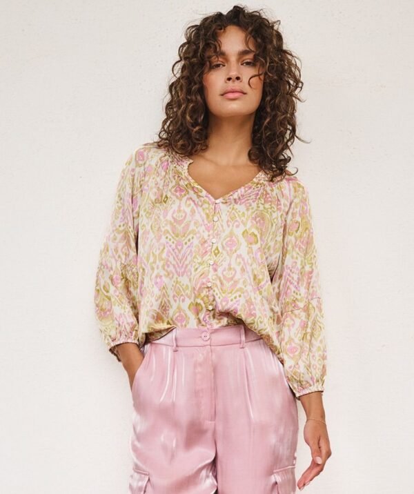 Esqualo Blouse HS25.14217 Print Solar