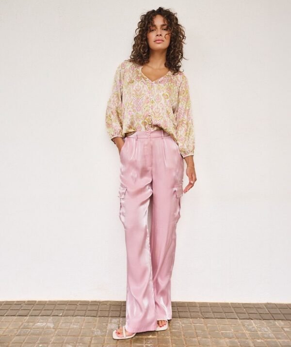 Esqualo Cargo Broek Silky Touch HS25.28202 Pastel Pink