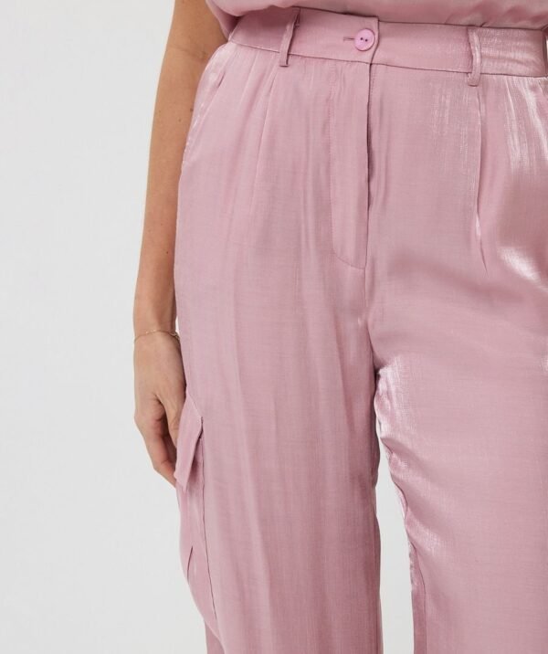 Esqualo Cargo Broek Silky Touch HS25.28202 Pastel Pink - Afbeelding 5