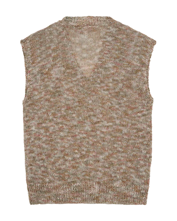 Freequent Gilet FQBALTER Knitted 206328 Green Multicolor - Afbeelding 6