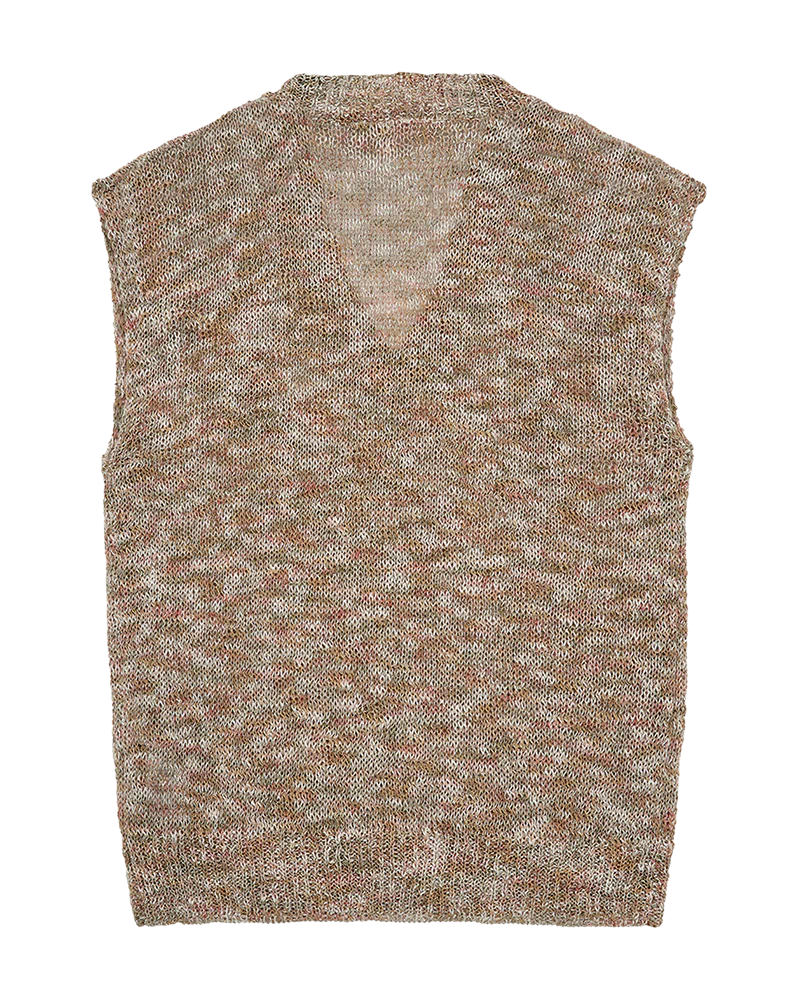 Freequent Gilet FQBALTER Knitted 206328 Green Multicolor - Afbeelding 6