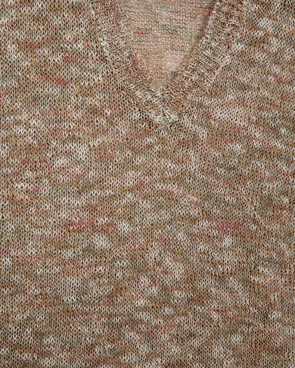 Freequent Gilet FQBALTER Knitted 206328 Green Multicolor - Afbeelding 4