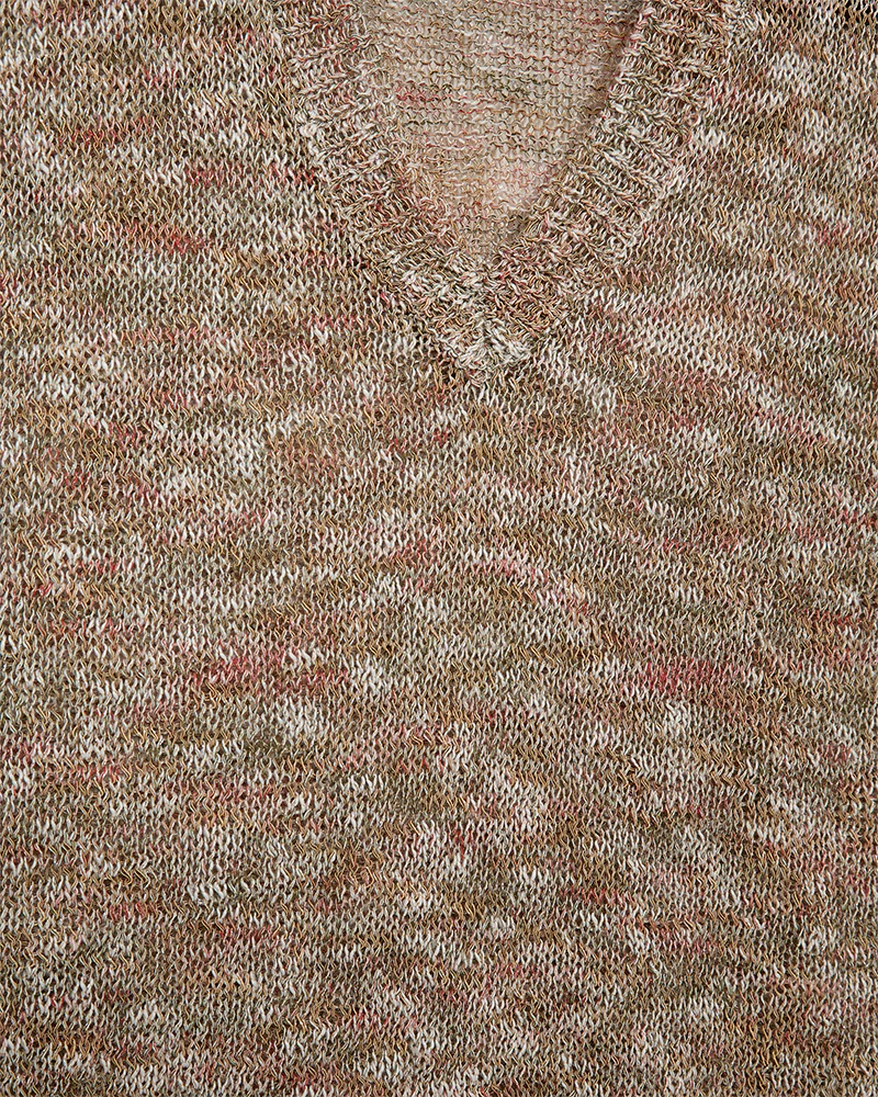 Freequent Gilet FQBALTER Knitted 206328 Green Multicolor - Afbeelding 4