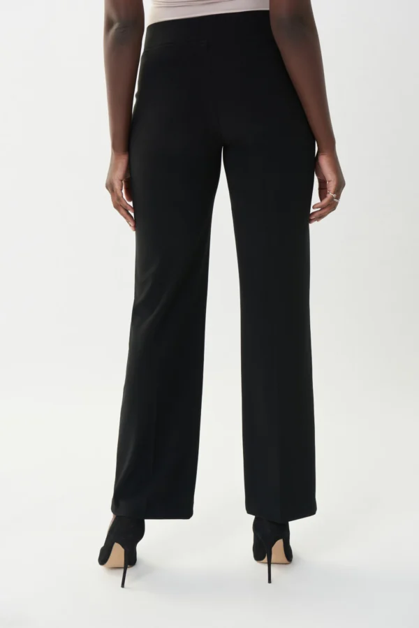Joseph Ribkoff Broek Classic Wide Leg 153088NOS Zwart - Afbeelding 3