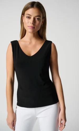 Joseph Ribkoff Top Classic V-Neck Cami 201546NOS Zwart