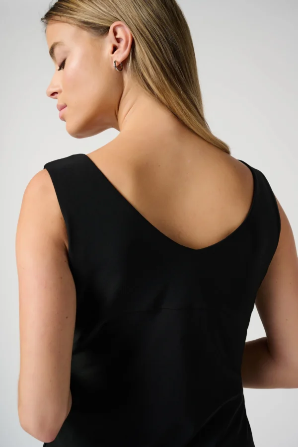 Joseph Ribkoff Top Classic V-Neck Cami 201546NOS Zwart - Afbeelding 5