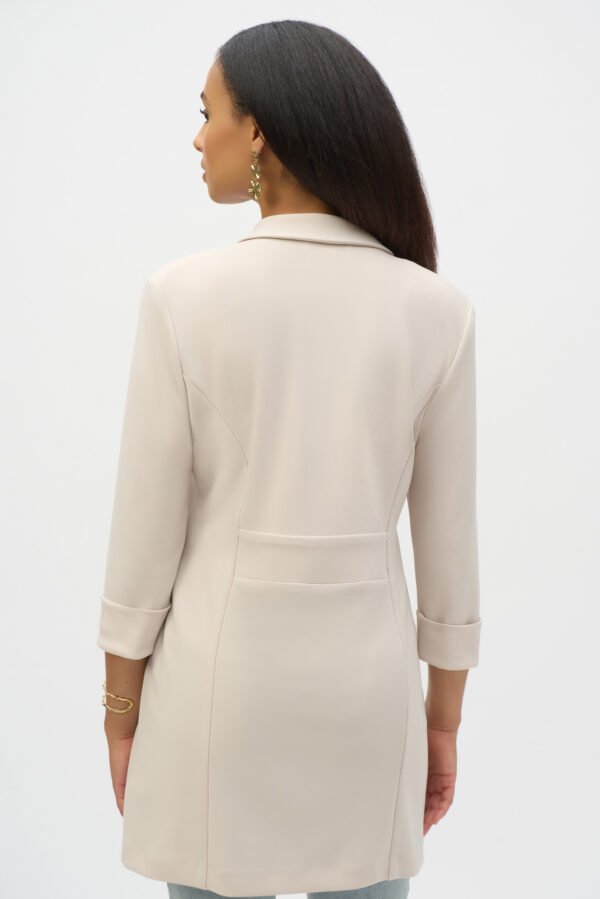 Joseph Ribkoff Lange Open Front Blazer 233304F25 Moonstone - Afbeelding 4