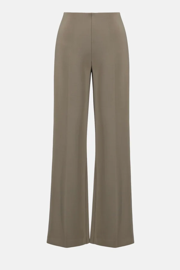 Joseph Ribkoff Broek Silky Knit Wide-Leg Pull-On 253004 Java - Afbeelding 4