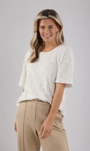 Nukus Top Octavia Paillet NKS01006 Off White