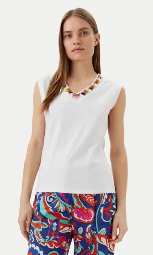 Lola Casademunt T-shirt MS2515021 Wit