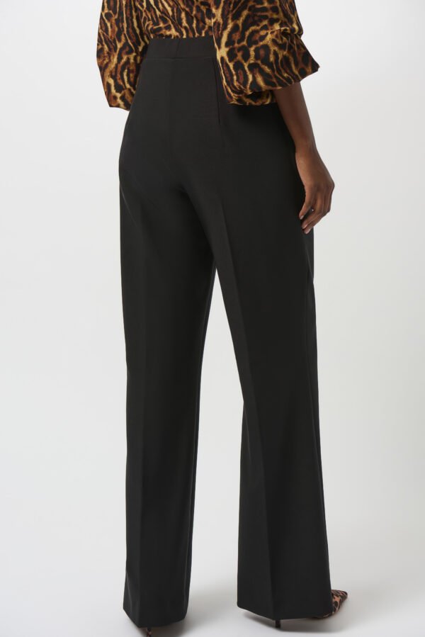 Joseph Ribkoff Lux Twill Flared Pull-On Pants 253162 Zwart - Afbeelding 5