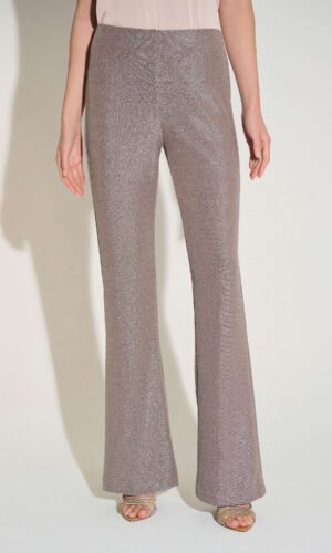 Joseph Ribkoff Knit Flared Pull-On Pants 253722 Taupe