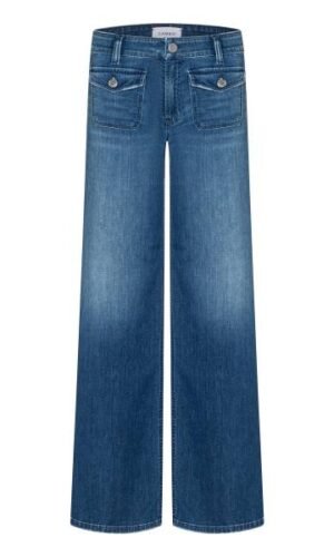 Cambio Jeans Aimee Patched Pocket 9118 0117 00 Mid Summer Stretch Blauw